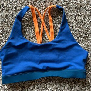 ZYIA size L Bra Blue/Orange